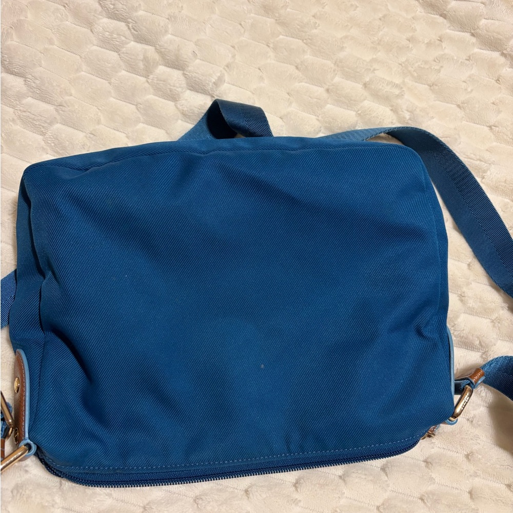 Coach Royal Blue and Tan Crossbody Bag - Picture 3 of 3